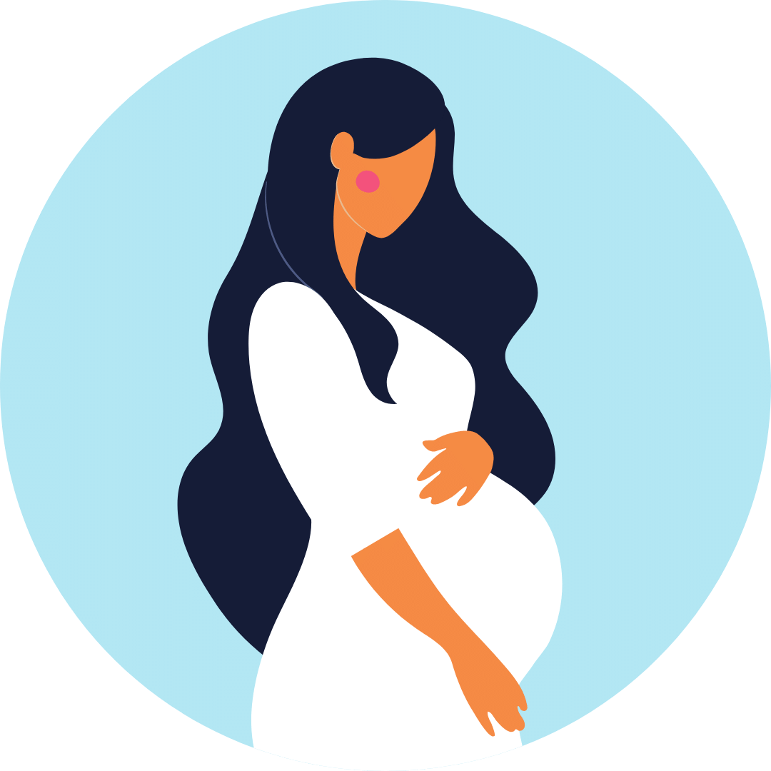 illustration femme enceinte